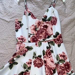 Dress, Large, romper with skirt